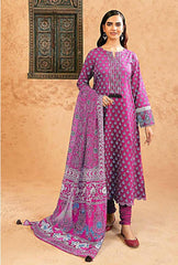 *:Nishat*  3 Pcs Women's Unstitched Lawn Printed Suit