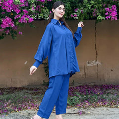 Stylish Women's Western Style Coat Inner & Trouser