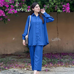 Stylish Women's Western Style Coat Inner & Trouser