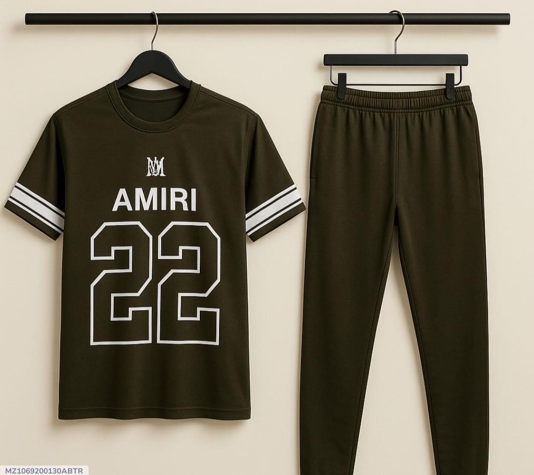 Micro interlock print tracksuit in good stuff